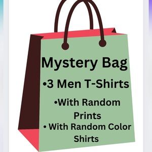 Mystery Bag of 3 Random Men T-Shirts